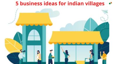 5 business ideas for village